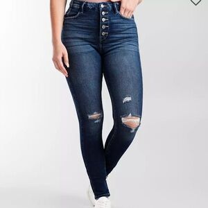 KANCAN KURVY ULTRA HIGH RISE SKINNY JEANS‎ SIZE 27